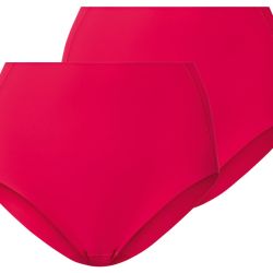 ESMARA® Dámske tvarujúce nohavičky, 2 kusy (L (44/46), červená)