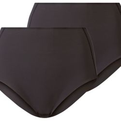 ESMARA® Dámske tvarujúce nohavičky, 2 kusy (L (44/46), čierna)