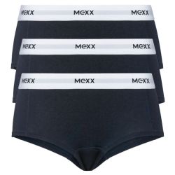 MEXX Dámske nohavičky, 3 kusy (L, navy modrá)