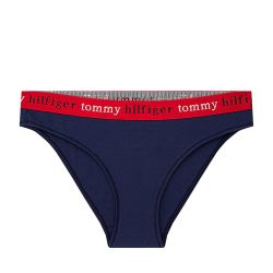 TOMMY HILFIGER - Tommy tmavomodré nohavičky z organickej bavlny