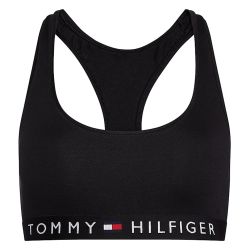 TOMMY HILFIGER - Tommy original cotton čierna braletka z organickej bavlny