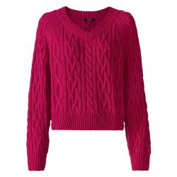 ESMARA® Dámsky pletený pulóver (L (44/46), ružová)