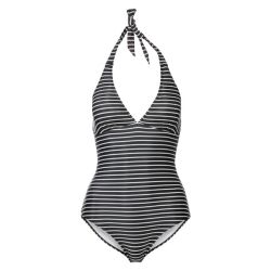 ESMARA® Dámske plavky (40, čierna/vzor)
