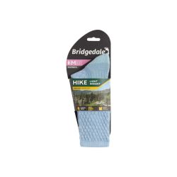 Ponožky Bridgedale Hike LW Cotton MC Boot Women´s powder blue/438