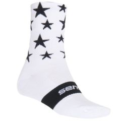 Ponožky SENSOR Stars bielo-čierne veľ. 6-8