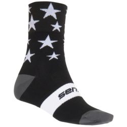 Ponožky SENSOR Stars čierno-biele veľ. 3-5