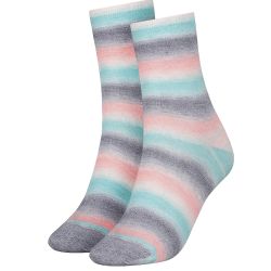 TOMMY HILFIGER - multicolor gradient dámske ponožky