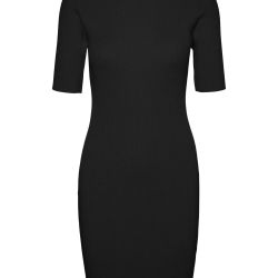 Vero Moda Dámske šaty VMGOLD Tight Fit 10267478 Black XL