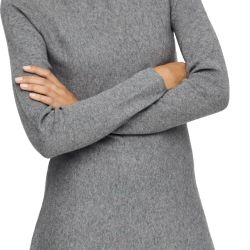 Vero Moda Dámske šaty VMNANCY 10206027 Medium Grey Melange L