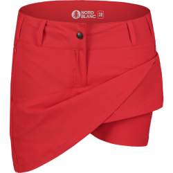 Dámska outdoorová šortko-sukne Nordblanc Sprút červená NBSSL7632_CVA