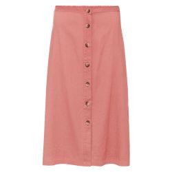 ESMARA® Dámska ľanová sukňa (40, ružová)