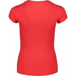 Dámske bavlnené tričko NORDBLANC Výrez červené NBSLT7402_TCV
