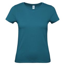 Dámske tričko B&C Barva: Diva Blue, Velikost: XL