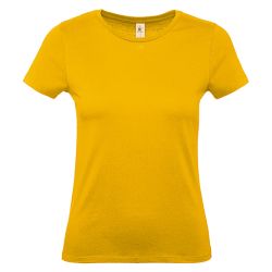 Dámske tričko B&C Barva: Gold, Velikost: 2XL