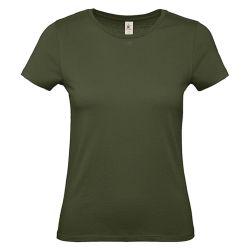 Dámske tričko B&C Barva: Millenial Khaki, Velikost: M
