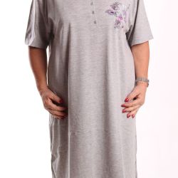 Dámska nočná košeľa (DH3030) - bledosivá