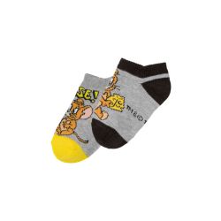 Chlapčenské ponožky, 2 páry (27/30, sivá/žltá/čierna)