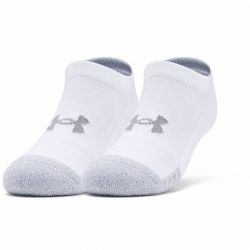 Under Armour Youth Heatgear NS 3 páry White - YL (31,5-36)