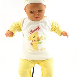 Baby súprava CLOUD - maslovo-žltá