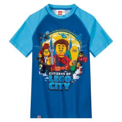 LEGO Chlapčenské tričko s UV ochranou (110/116, modrá)