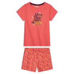 LUPILU® Dievčenské bavlnené pyžamo (98/104, koralová)