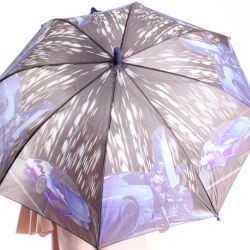 Detský dáždnik s píšťalkou (102F) - fialový (p. 87 cm)