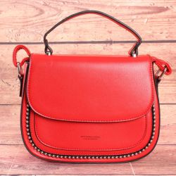Dámska kabelka SILVIA ROSA (SR5519) - červená (24,5x19x8cm)