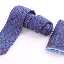 Pánska kašmírová kravata - vzorovaná VZOR 10