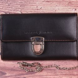Čašnícka peňaženka s retiazkou MARCO AMRINI  0684-1 (18x10 cm) - čierna