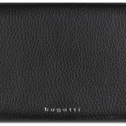 Dámska kožená peňaženka Bugatti 49610201 (19x2x11,2 cm) - čierna