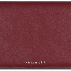 Dámska kožená peňaženka Bugatti 49610216 (19x2x11,2 cm) - červená