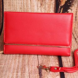 Dámska peňaženka (B45100M) - červená (15,5x9x4cm)