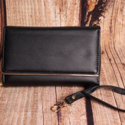 Dámska peňaženka (B45100M) - čierna (15,5x9x4cm)