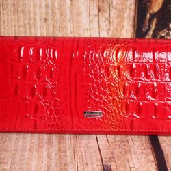 Dámska peňaženka (F2086-3) - červená (18,5x9cm)