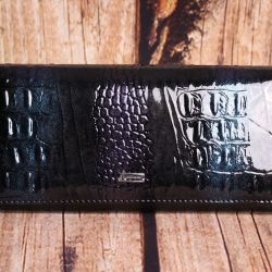 Dámska peňaženka (F2086-3) - čierna (18,5x9cm)