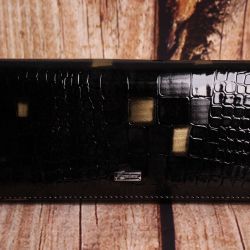 Dámska peňaženka (F2086-4) - čierna (18,5x9cm)