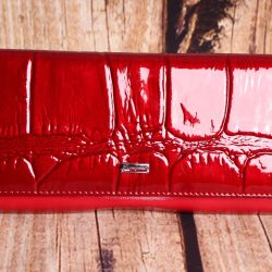 Dámska peňaženka (F2087-2) - červená (18,5x9cm)