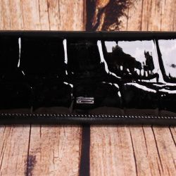 Dámska peňaženka (F2087-2) - čierna (18,5x9cm)