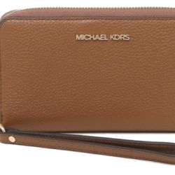 Michael Kors Dámska kožená peňaženka 35S9GTVE7L Luggage