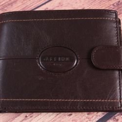 Pánska peňaženka 'CEFIRO' (XH19-3152-2) - tmavohnedá (12,5x9,5 cm)