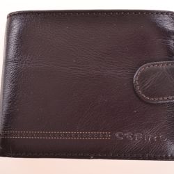 Pánska peňaženka 'CEFIRO' - tmavohnedá (XH34-208-25) (11x9 cm)