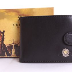 Pánska peňaženka - čierna (XH25-3152-1) (10x12,5 cm)