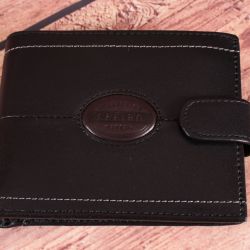 Pánska peňaženka CEFIRO (XH19-3152-1) - čierna (12x10 cm)