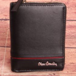 Pánska peňaženka PIERRE CARDIN 15 (10x12x2,5) - čierno-bordová