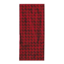 Červený celofánový darčekový sáčok s lesklými štvorčekmi TY21
