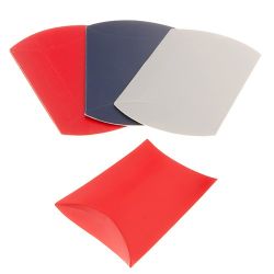 Krabička z papiera, matný hladký povrch, rôzne farebné odtiene Y41.07/08/09 - Farba: Červená