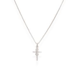 Amen Originálne strieborný náhrdelník so zirkónmi Infinity CLCRINBB