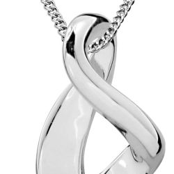Art Diamond Strieborný náhrdelník s diamantom DAGS795 / 50