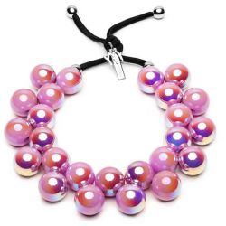 Ballsmania Originálne dúhový náhrdelník C206SUP-CAN Candy