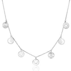 Brosway Oceľový náhrdelník s kryštálmi Chant BAH01